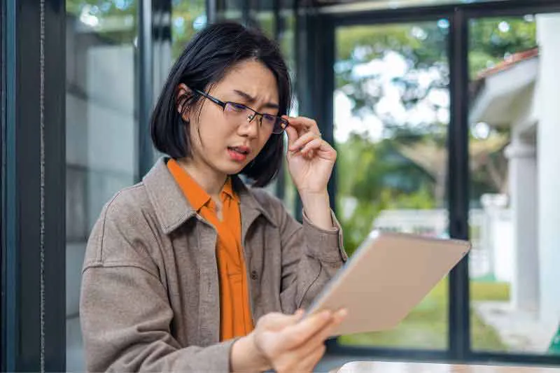 IRS AuditWomanOrange